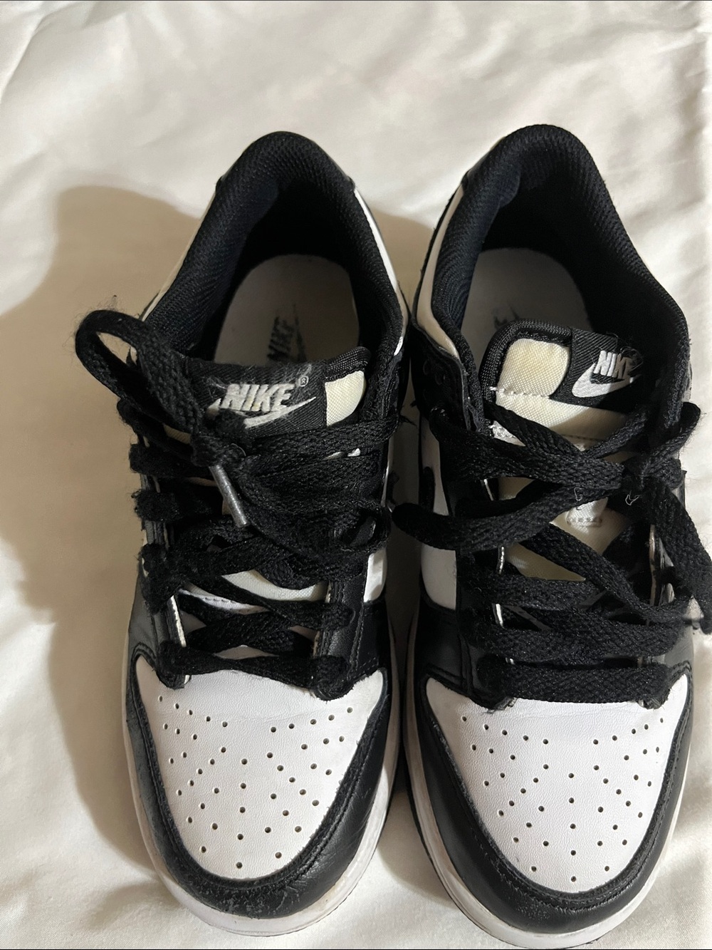 Nike Black and White Retro Low-Top Sneakers